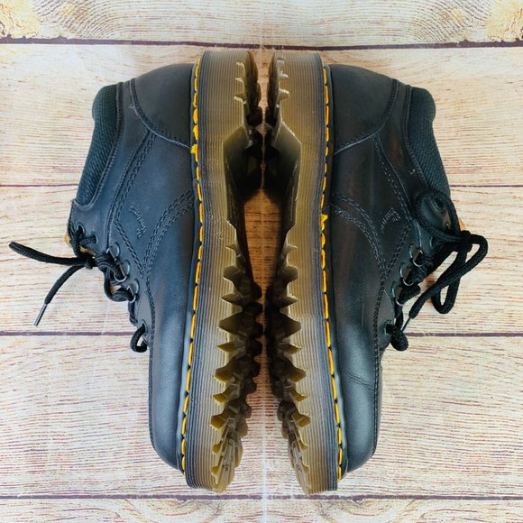 Doc Martens 2128 Black Leather Chunky Ankle Boots UK Size 8/US 10 - Picture 3 of 8